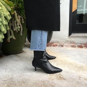 Zara kitten heel booties